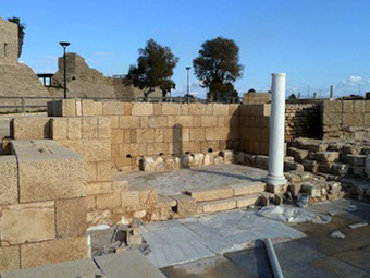 Caesarea byzantinischer Palast